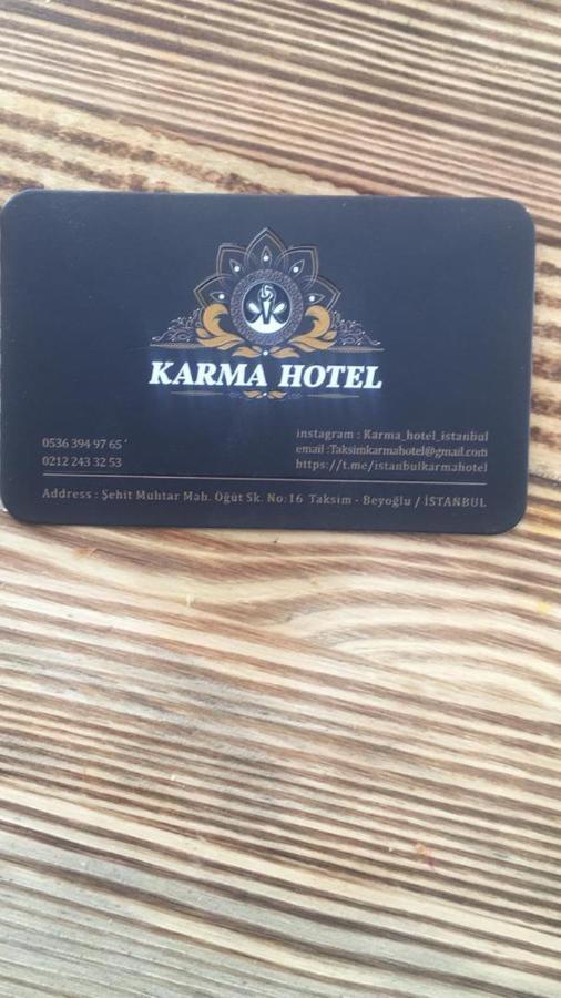 Karma Hotel Istanbul Exteriör bild